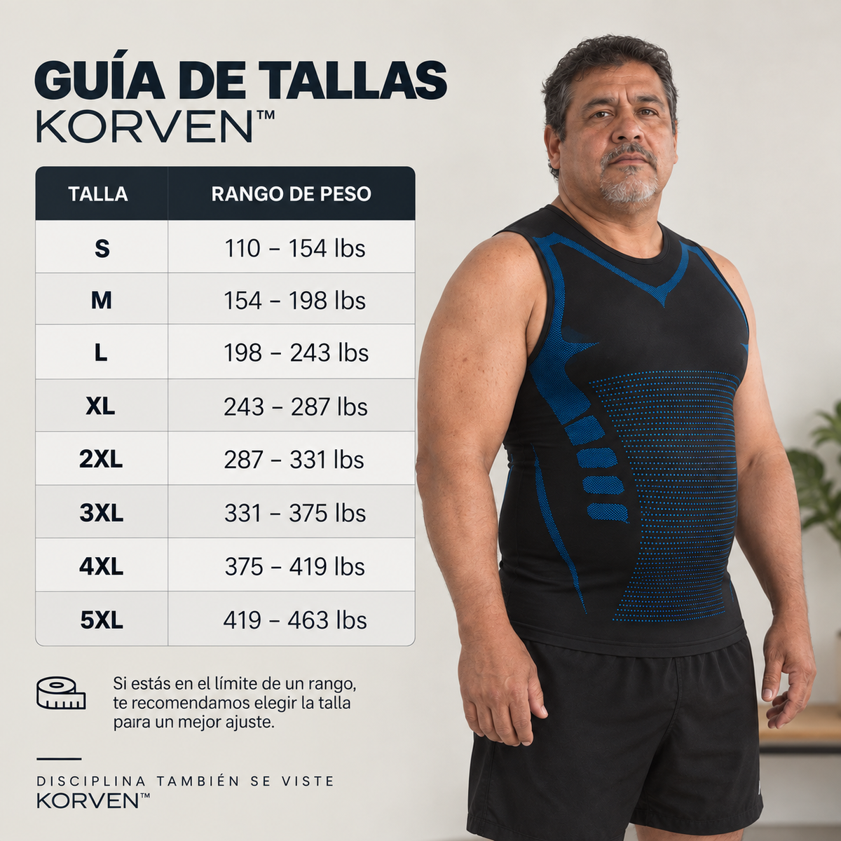 KORVEN™ | Disimula Abdomen y Pecho